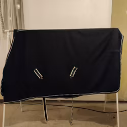 Blått fleecetäcke 145 cm Copperfield