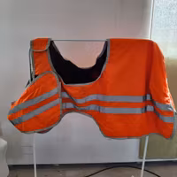 Fodrat ridtäcke reflex 135 cm