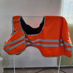 Fodrat ridtäcke reflex 135 cm