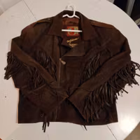 Mockajacka med fransar Western strl 52 (herr) Alex Giovanni