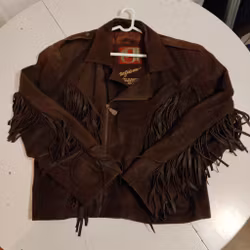 Mockajacka med fransar Western strl 52 (herr) Alex Giovanni