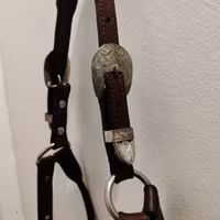Brunt showhalter storlek yearling