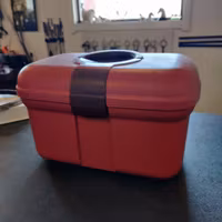 Röd ryktlåda Curver