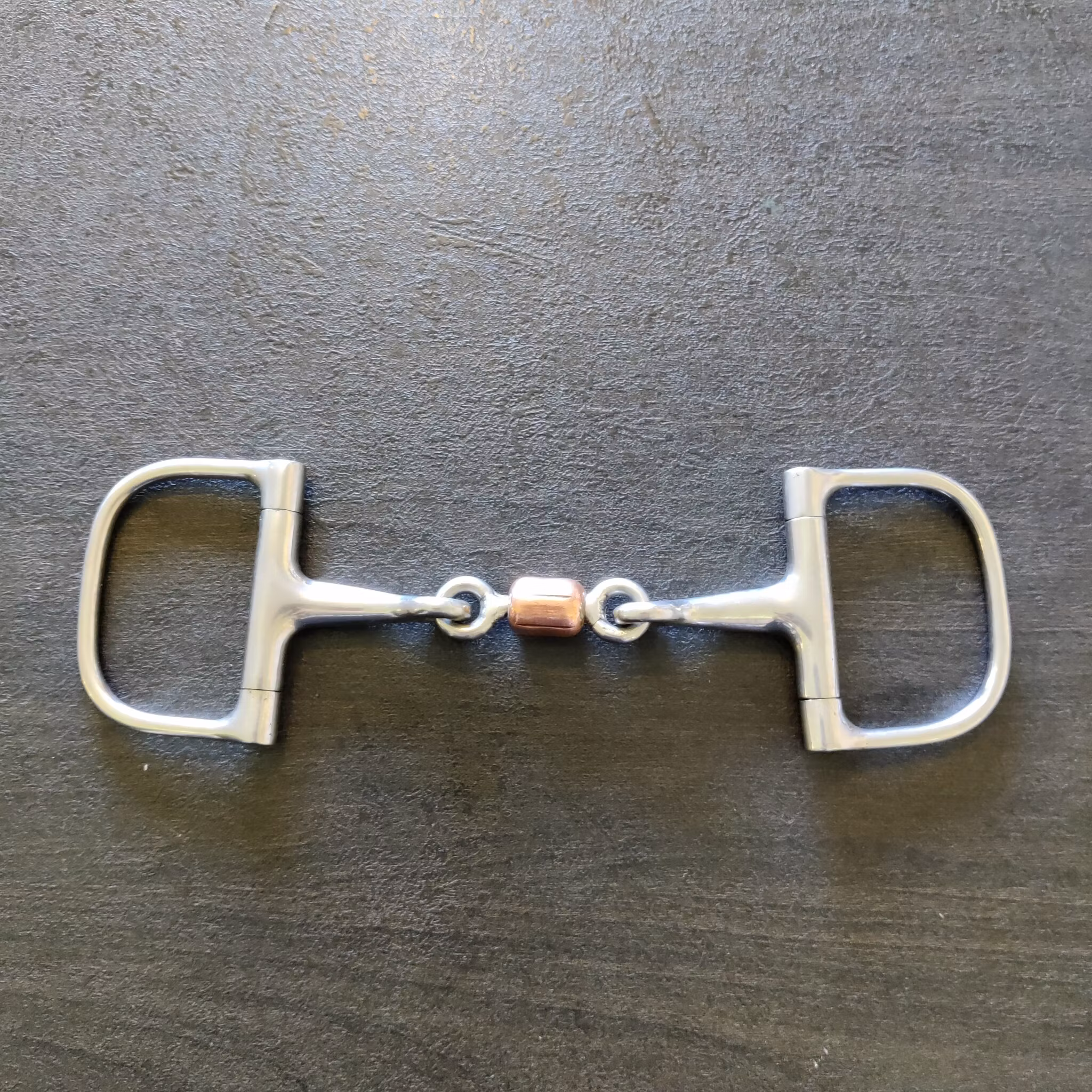 Tredelat d-ringsbett med kopparrulle 13.5 cm