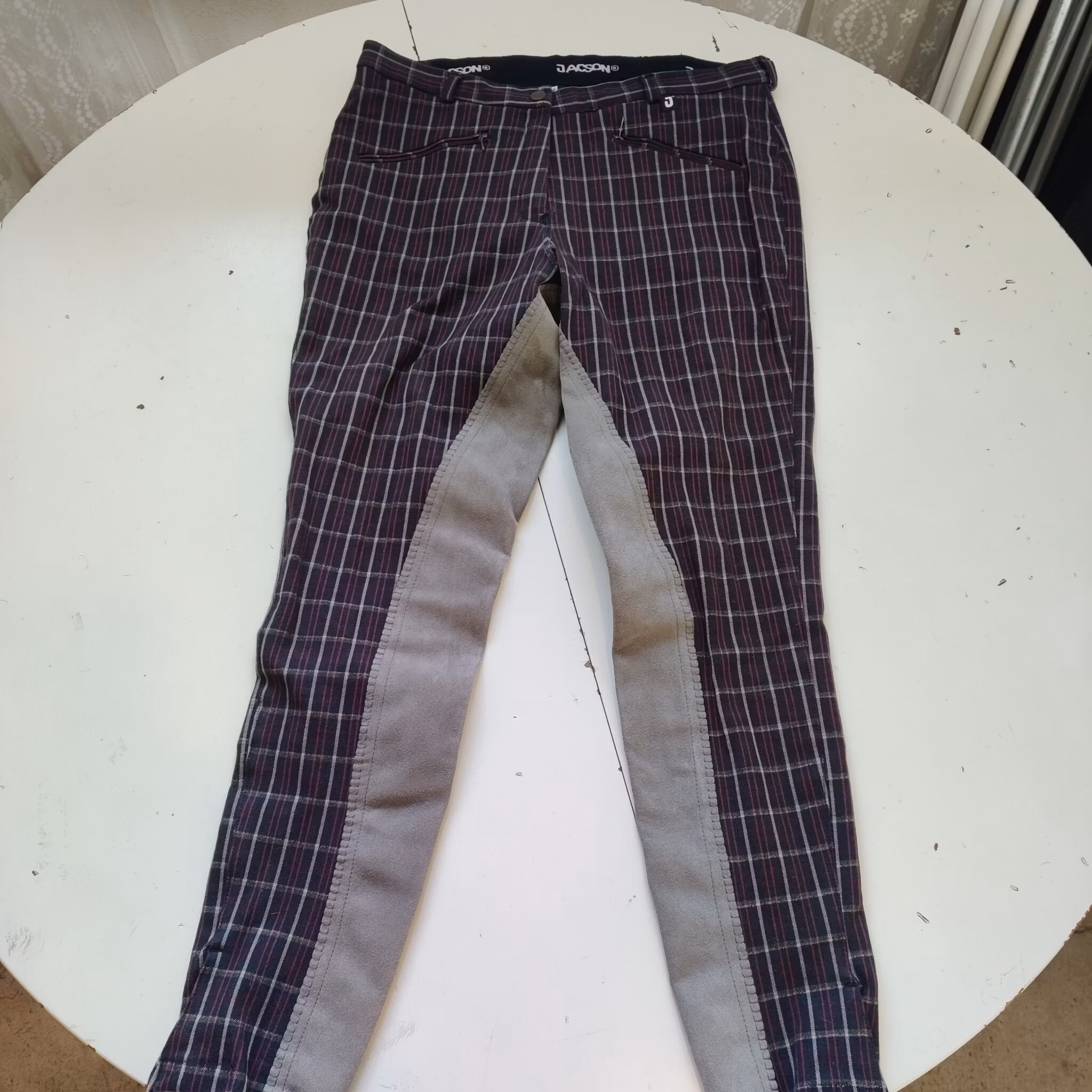 Rutiga helskodda ridbyxor strl 42. Jacson