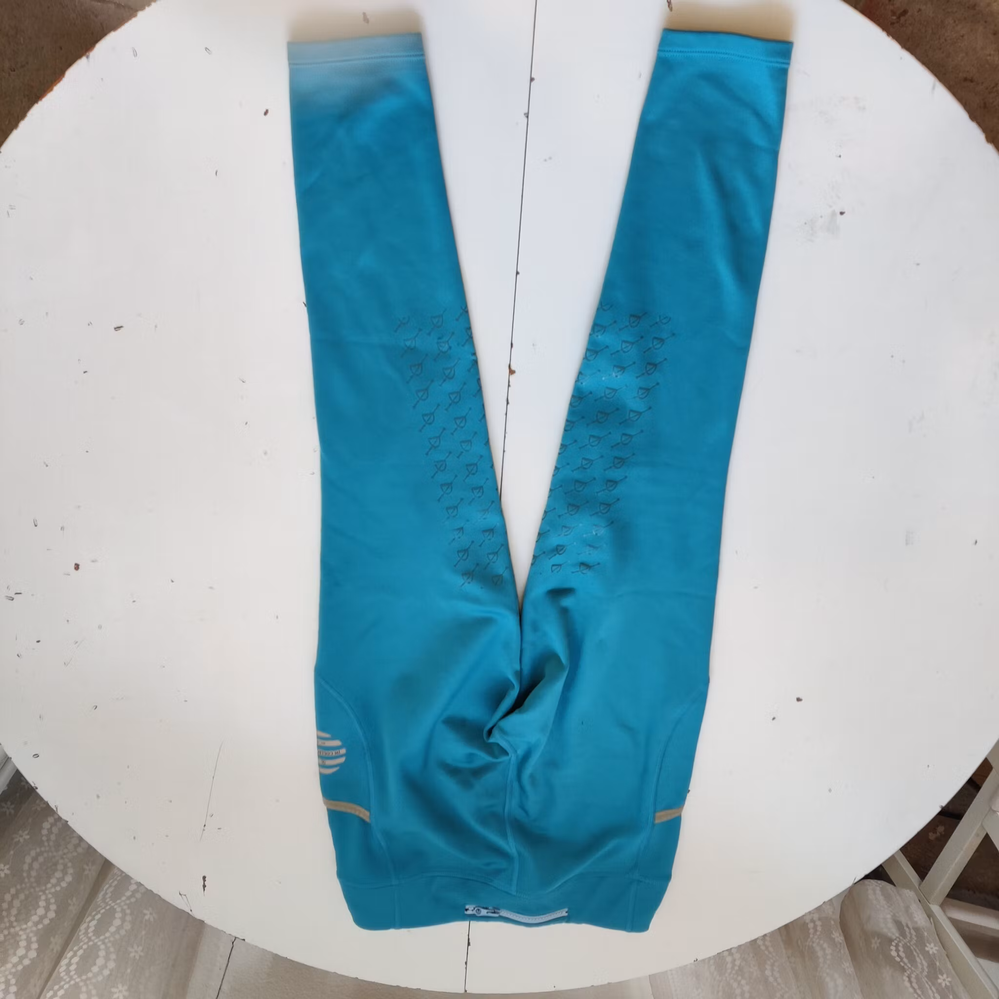 Turkos fodrade ridtights med knägrip 160 cl JH Collection