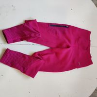 Cerise fodrade ridtights med helgrip XS CRW