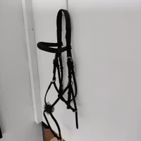 Svart träns med pullargrimma FULL
