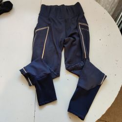 Blå ridtights med knägrip Harrys Horse strl 38