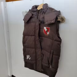 Brun tjockare väst HV POLO storlek S/M