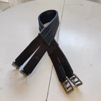 Svart sadelgjord 110 cm