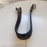 Svart sadelgjord 110 cm