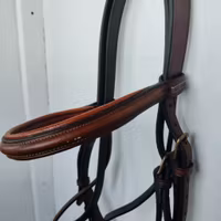 Brunt träns Horse Head FULL