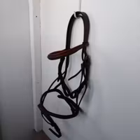 Brunt träns Horse Head FULL