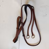 Brun martingal Horse Head FULL