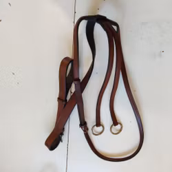 Brun martingal Horse Head FULL