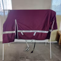 Vinrött regntäcke 155 cm ca 30 g Fairfield