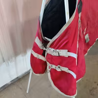 Rött regntäcke Thermomaster 155 cm 0 g