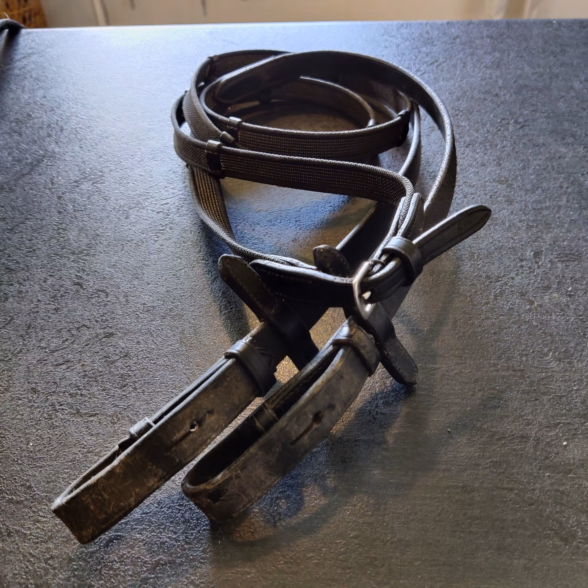 Svarta tyglar med supergrip COB