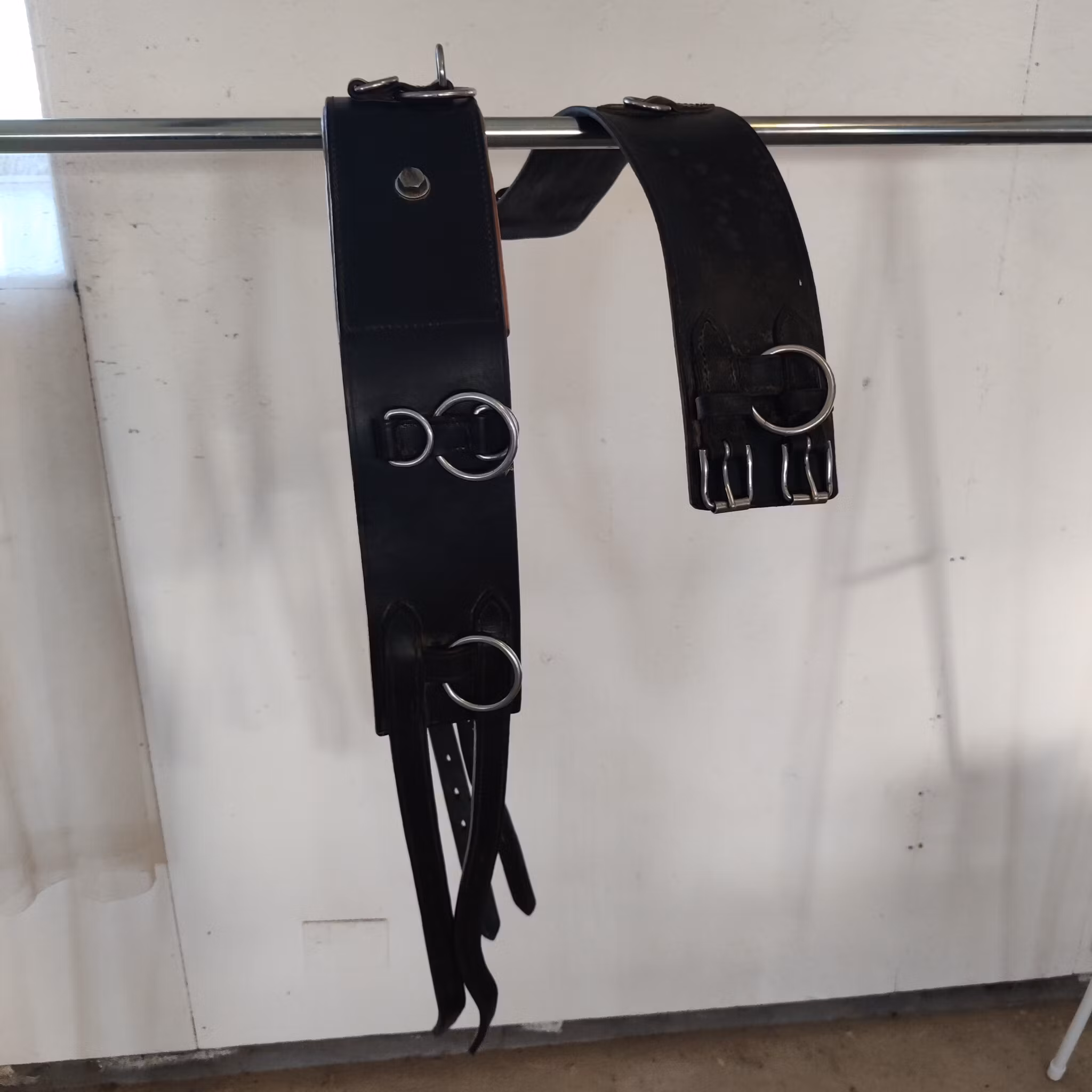 Äldre longeringsgjord läder