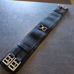 Svart textilgjord 65 cm