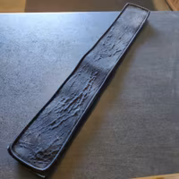 Svart textilgjord 65 cm