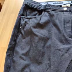 Svarta helskodda ridbyxor 50 Horka