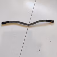Svart pannband med bling 41 cm FULL Capriole