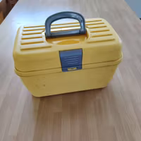 Gul liten ryktlåda