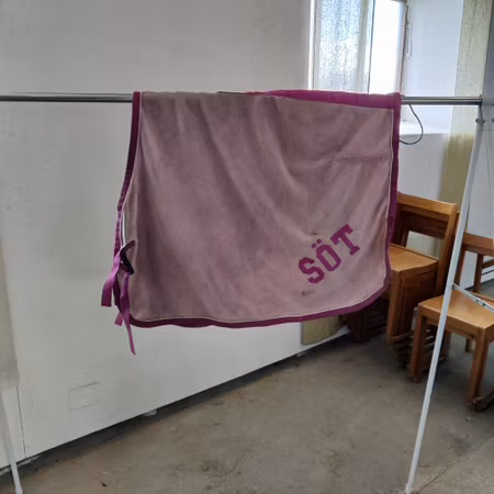 Rosa ländtäcke fleece PONNY