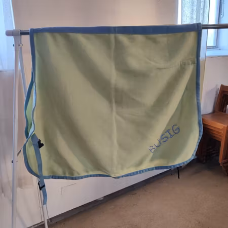 Ljusgrönt ländtäcke fleece FULL