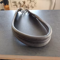 Svart sadelgjord 120 cm