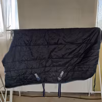 Blått stalltäcke 152 cm ca 200 g HW Amigo