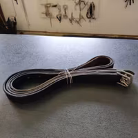 Svarta stigläder 150 cm