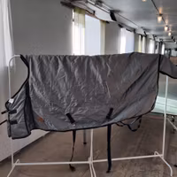 Grått vintertäcke Horsesaver 155 cm ca 200 g