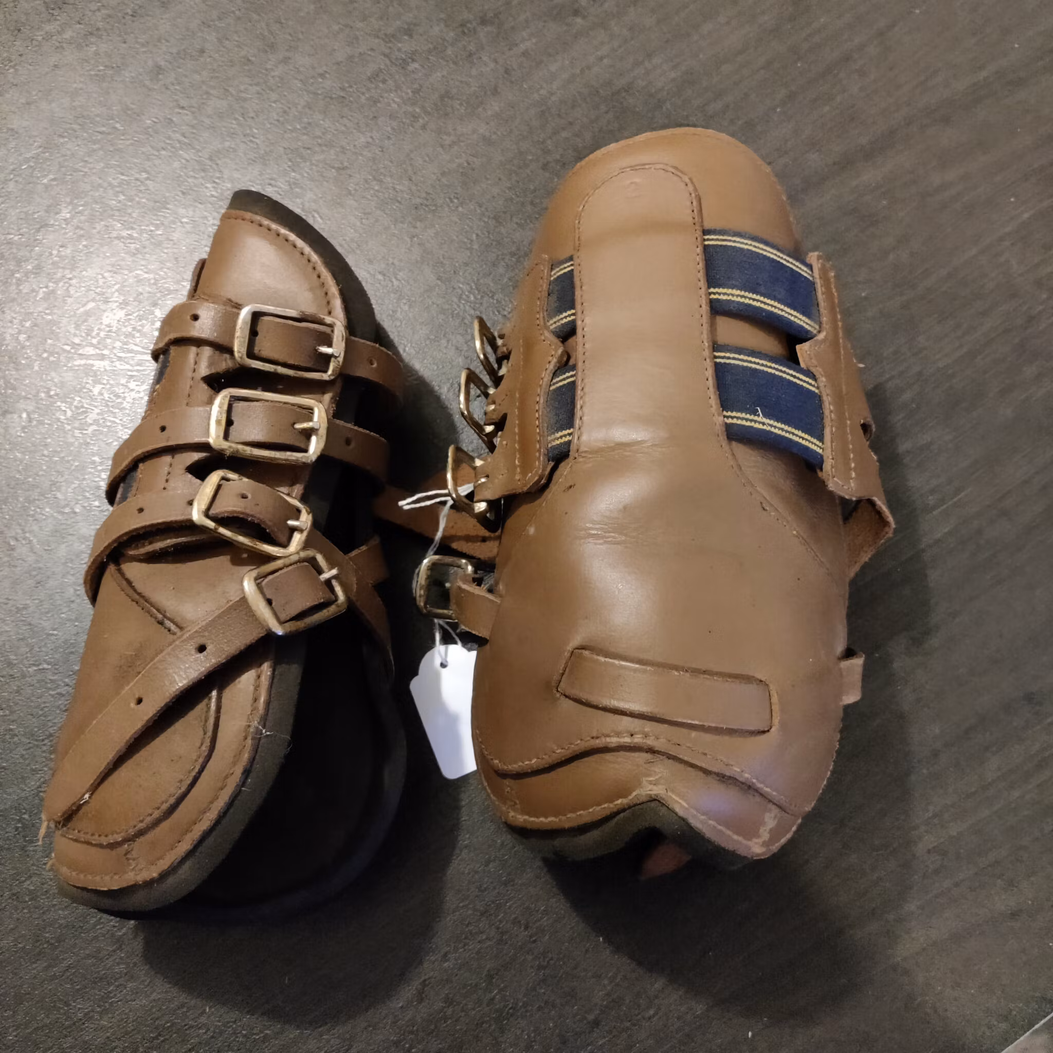 Bruna senskydd läder  COB