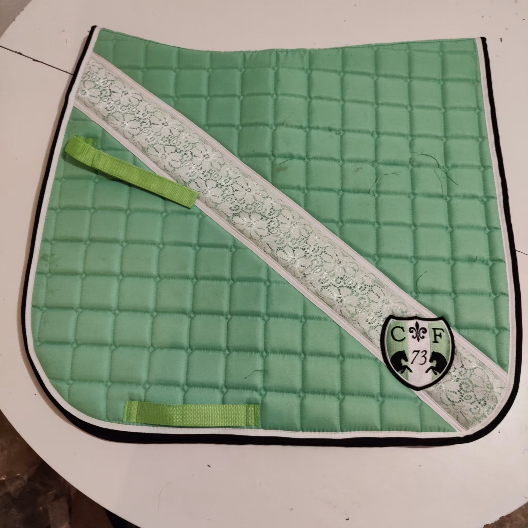 Grönt dressyrschabrak Copperfield FULL