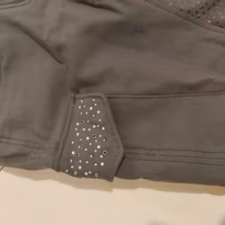 Grå ridbyxor med helgrip strl 36 PIKEUR