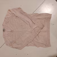 Tunn rosa stickad tröja SMALL