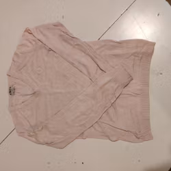 Tunn rosa stickad tröja SMALL