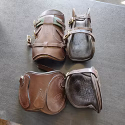 Bruna senskydd och kotskydd Globus COB