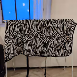 Zebrarandigt fleecetäcke 145 cm Onehorse