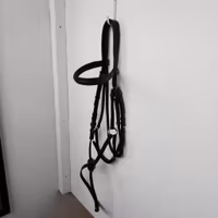 Svart träns med pullargrimma Hmc FULL