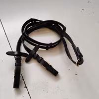 Svarta vävribbtyglar PONNY