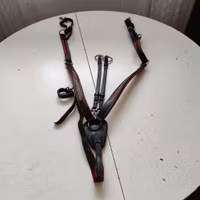 Svart förbygel med bling FULL