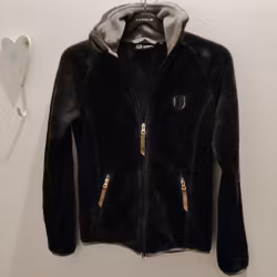 Svart fleecejacka 158/164 cl Jacson