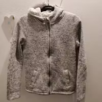 Grå fleecejacka 148/152