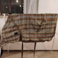 Rutigt bomullstäcke 135 cm