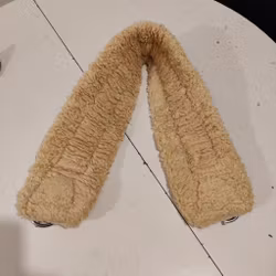 Sadelgord med ludd 100 cm