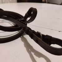 Bruna smala lädertyglar FULL